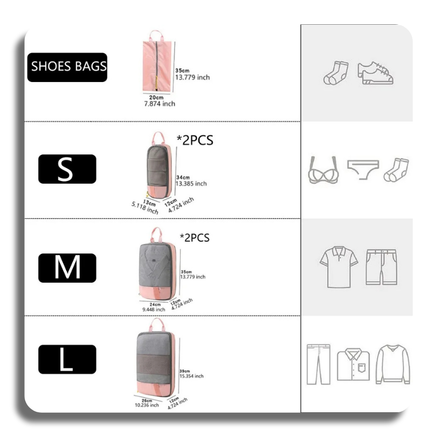 ✨Travel Compression✨ Bag Luggage Organizer Travel