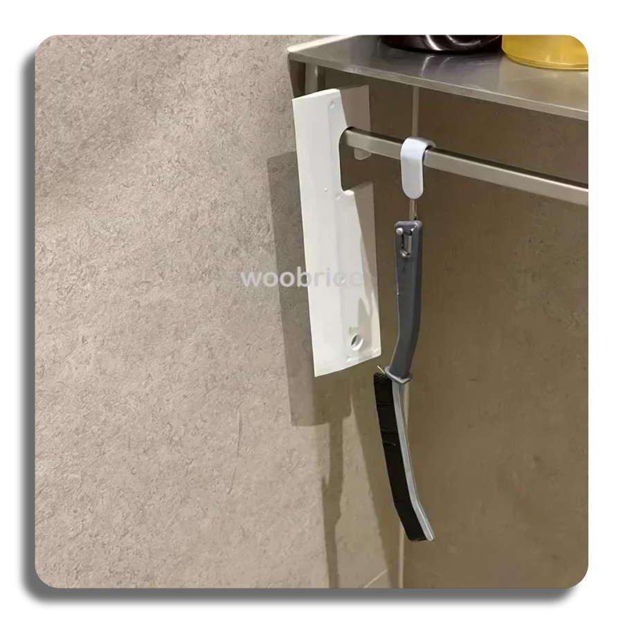 ✨Window Tile Gap Brush Shelf Door Thin Slim Toilet Cleaning Brush Kitchen Bathroom