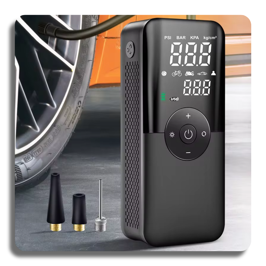 ✨Car Portable Rechargeable Cordless Air Pump Motorcycle Bicycle Balls