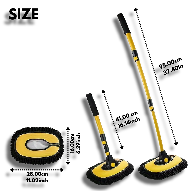✨Car Soft Wash Mop✨ Cleaning Brush Telescoping Long Handle Retractable