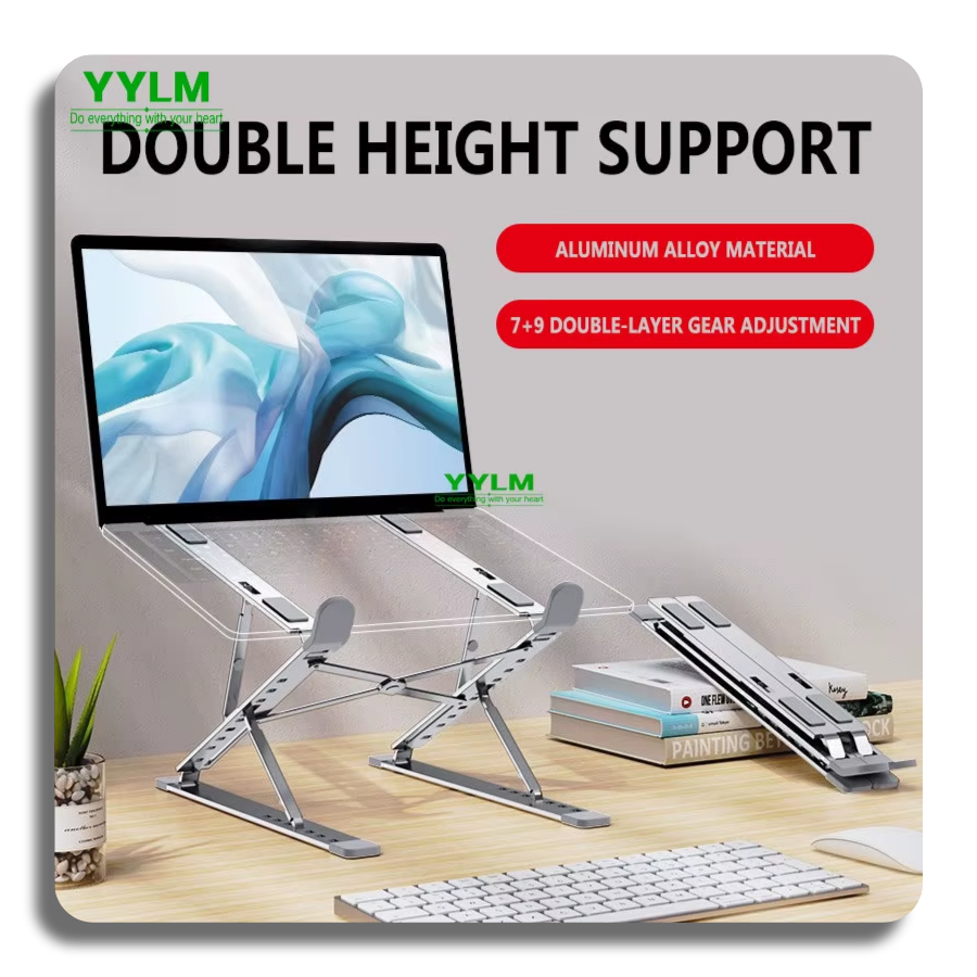 🔥N8/N3 Laptop Stand Aluminum for Macbook Laptop Adjustable Portable More Stable Cooling Stand