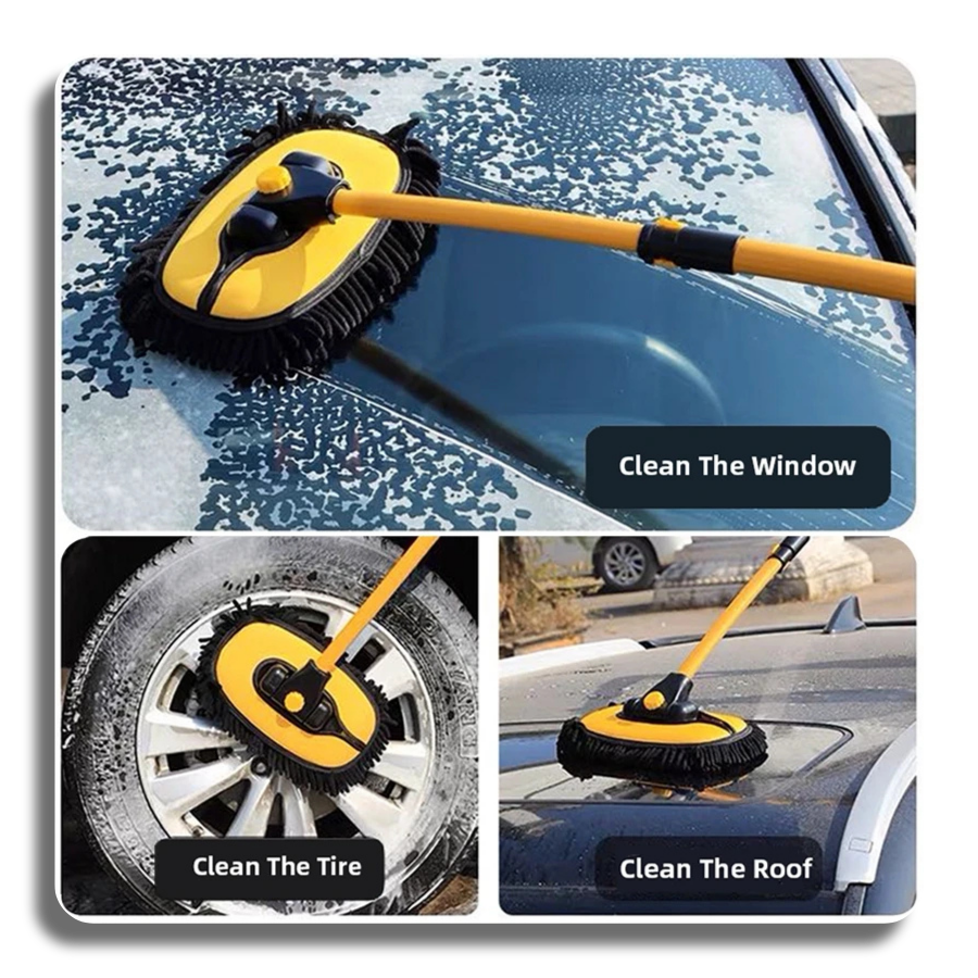 ✨Car Soft Wash Mop✨ Cleaning Brush Telescoping Long Handle Retractable