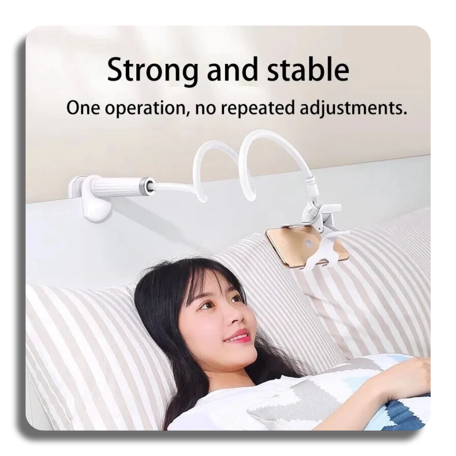 🔥Mobile Phone Stand Adjustable Rotatable Bedside Desktop Live Streaming Selfies