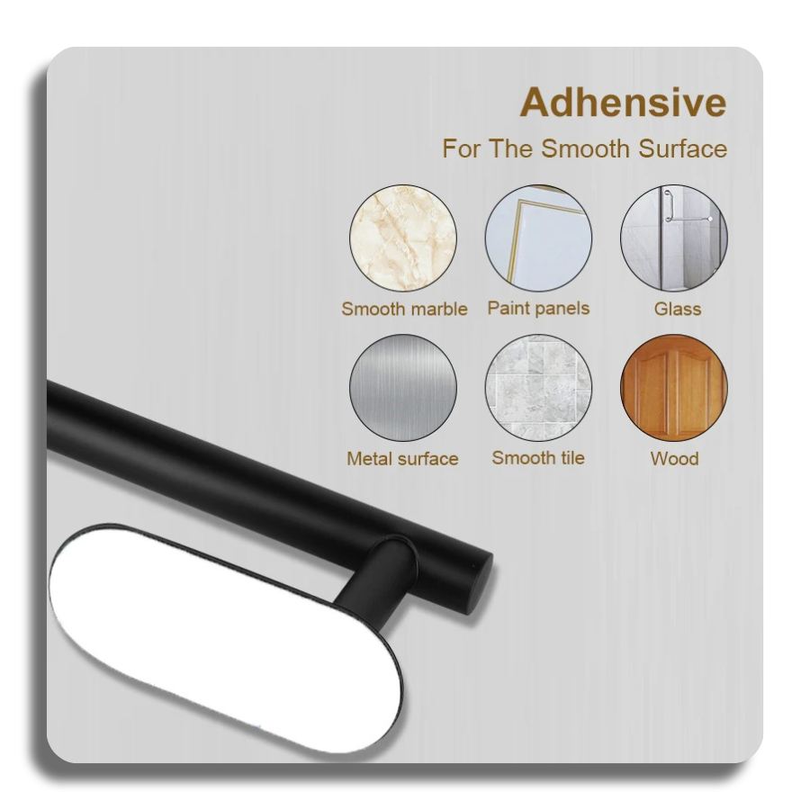 Stainless Steel Paper Towel Holder Hanging Roll Paper Rack Toilet Paper Holder Plastic Film Storage Rack Wall-Mounted Towel Bar