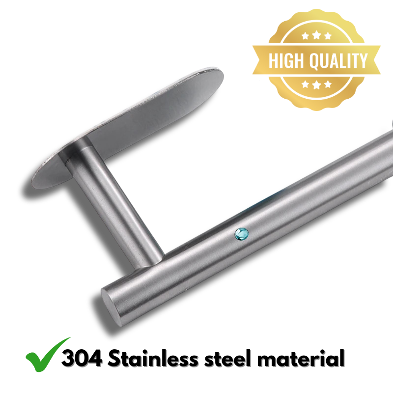 Stainless Steel Paper Towel Holder Hanging Roll Paper Rack Toilet Paper Holder Plastic Film Storage Rack Wall-Mounted Towel Bar