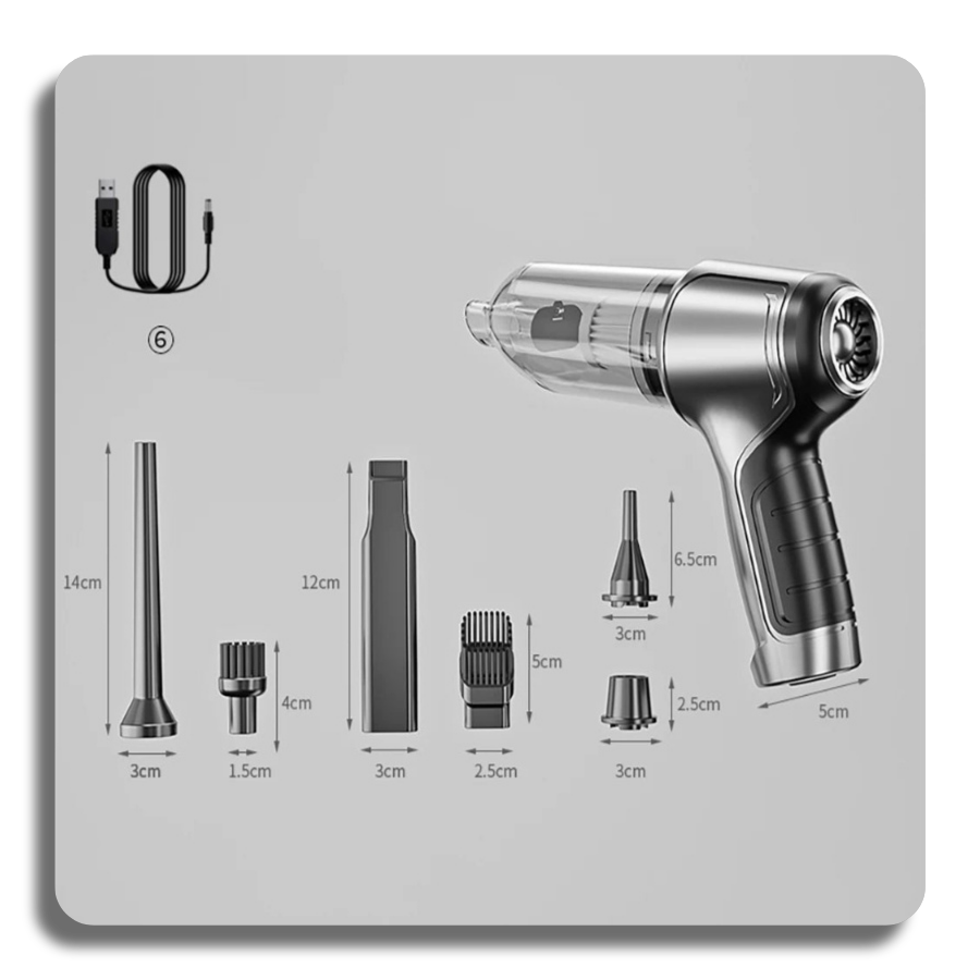 Car Vacuum Cleaner Powerful Wireless Car Vacuum Cleaner 95000PA Strong Suction Handheld Wireless Vehicle Vacuum Cleaner for Car