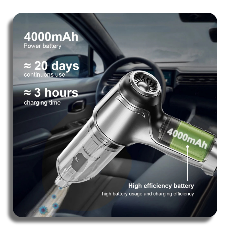 Car Vacuum Cleaner Powerful Wireless Car Vacuum Cleaner 95000PA Strong Suction Handheld Wireless Vehicle Vacuum Cleaner for Car