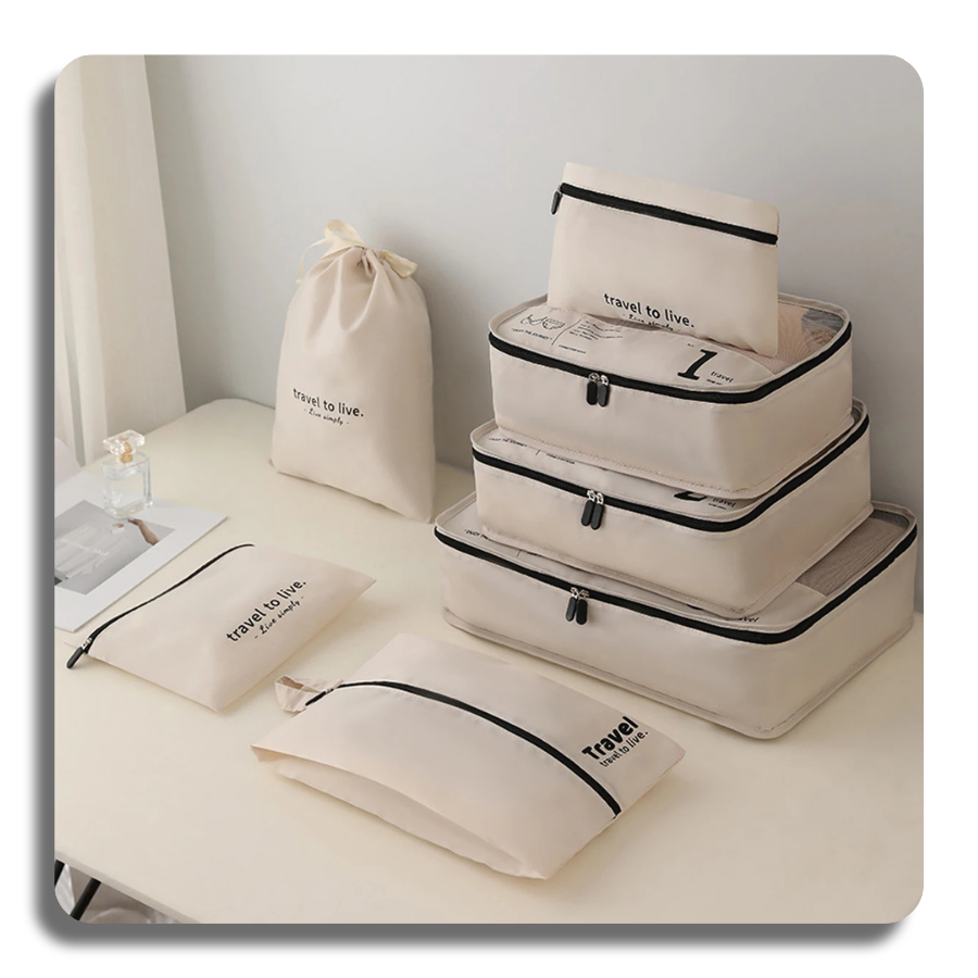 4Pcs/Set Travel Compression Bag Luggage Organizer Travel Pouch Packing Cubes for Travel Bag Organizer Travel Storage Bag