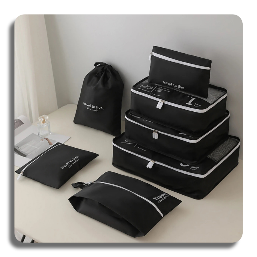 4Pcs/Set Travel Compression Bag Luggage Organizer Travel Pouch Packing Cubes for Travel Bag Organizer Travel Storage Bag