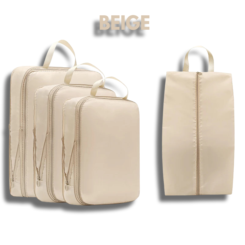 4Pcs/Set Travel Compression Bag Luggage Organizer Travel Pouch Packing Cubes for Travel Bag Organizer Travel Storage Bag