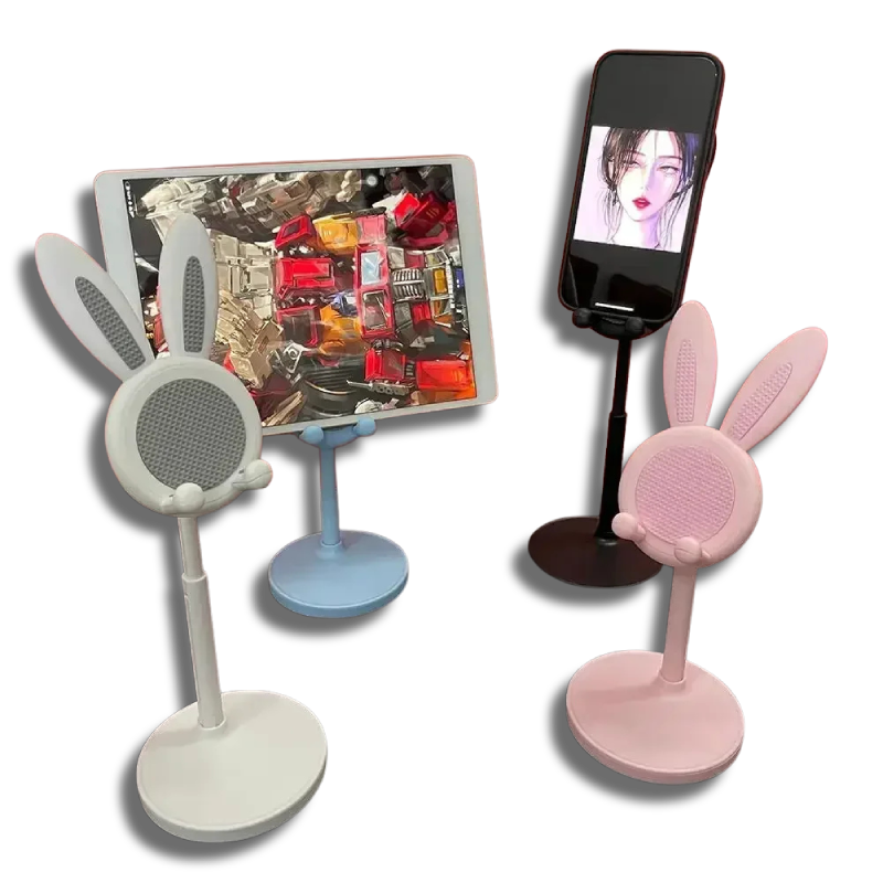 ✨Cute✨ Adjustable Bunny Rabbit Phone Ipad Tablet Holder Stand