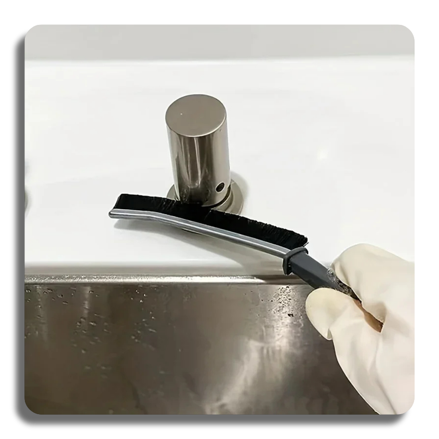 ✨Window Tile Gap Brush Shelf Door Thin Slim Toilet Cleaning Brush Kitchen Bathroom