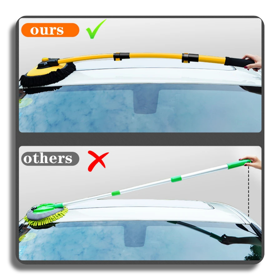 ✨Car Soft Wash Mop✨ Cleaning Brush Telescoping Long Handle Retractable
