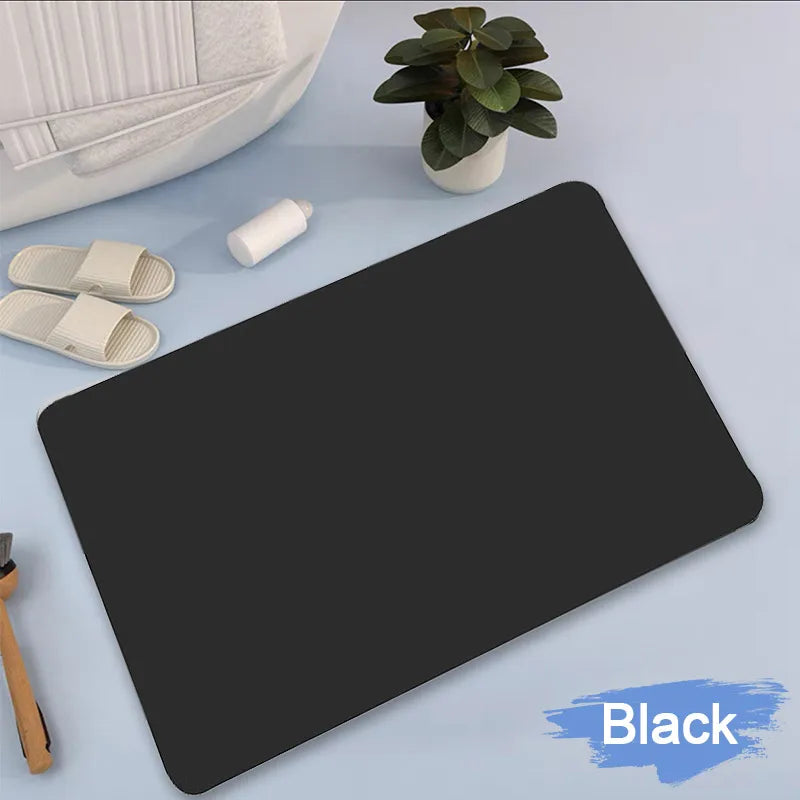 Super Absorbent Non-Slip Bathroom Mat Toilet Anti-Skid Bathtub Foot Mat Kitchen Living Room Floor Mat Home Decor