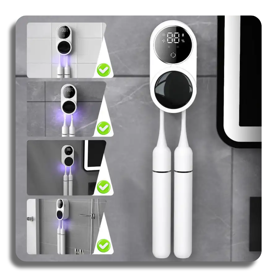 🔥Smart Self-Activating Uv 2 Toothbrush Sanitizer Holder