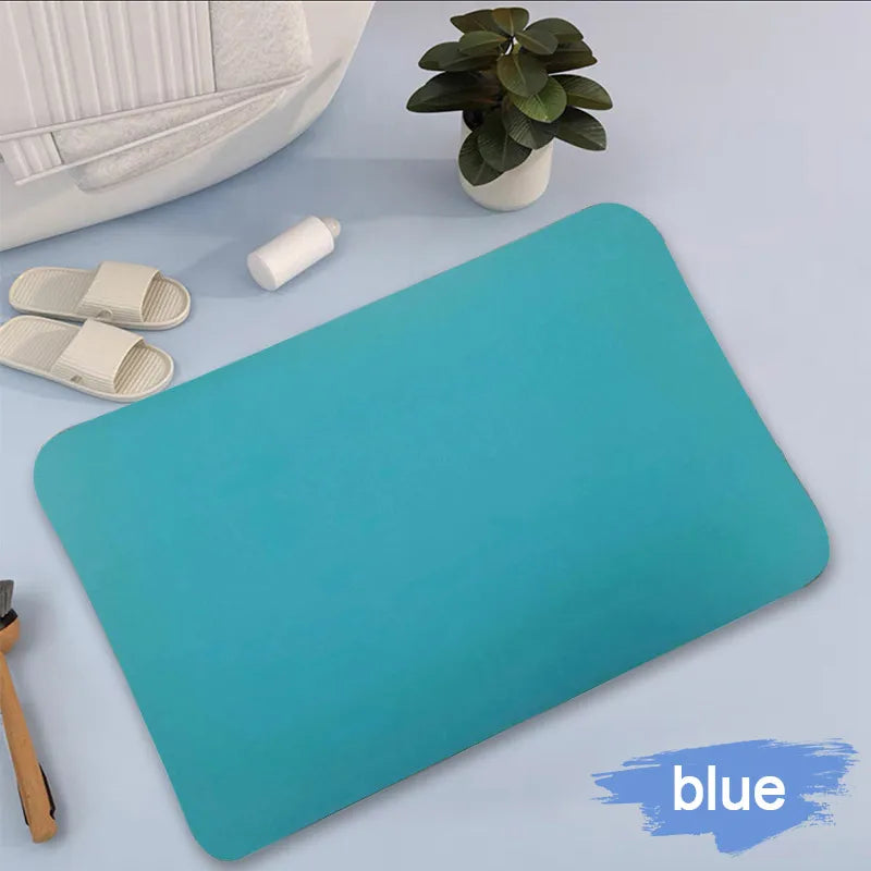 Super Absorbent Non-Slip Bathroom Mat Toilet Anti-Skid Bathtub Foot Mat Kitchen Living Room Floor Mat Home Decor
