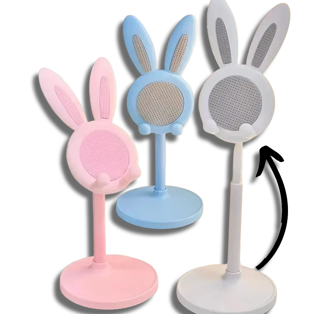 ✨Cute✨ Adjustable Bunny Rabbit Phone Ipad Tablet Holder Stand