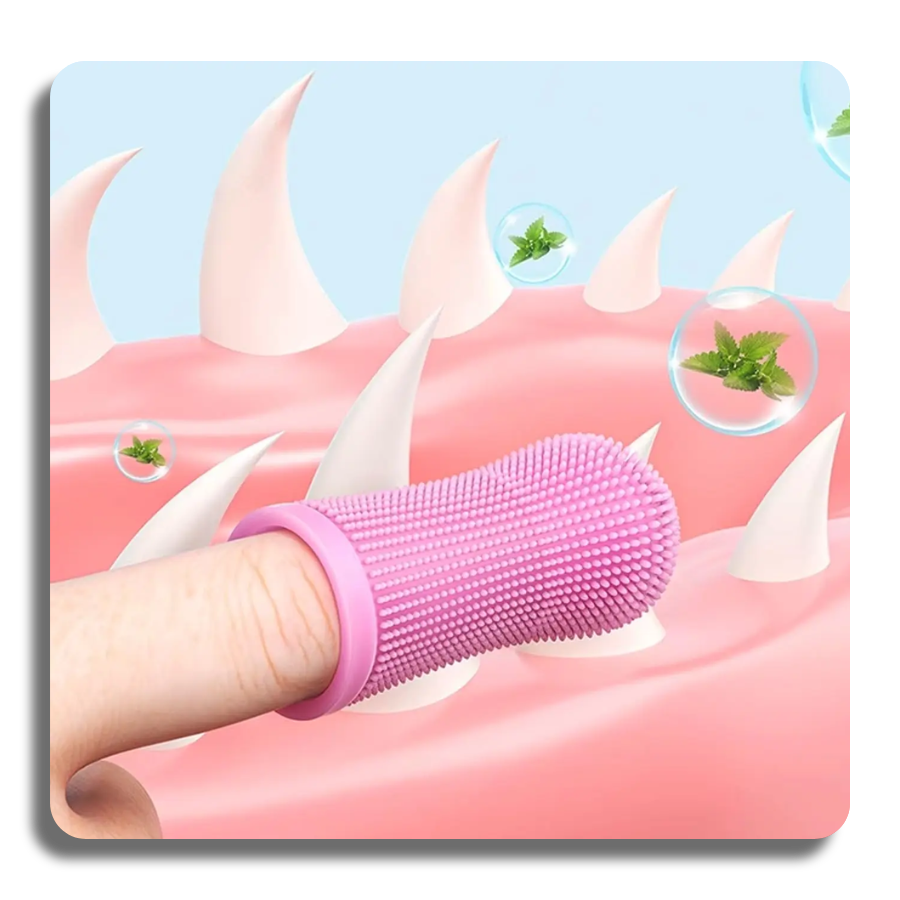 ✨Magical✨Finger Toothbrush 6Pcs Dog&Cat360º Silicone