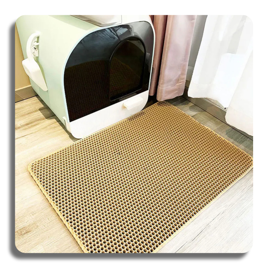 🔥Pet LitterBox Trapping Litter Waterproof Double Layer Mat & Door Mat