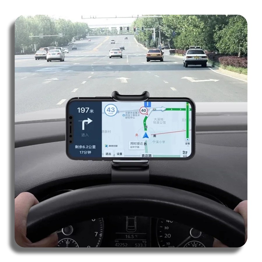 ✨Car Phone Holder  360° Rotatable Auto Grip Mount Dashboard Stand for Mobile Phone Fixed Bracket