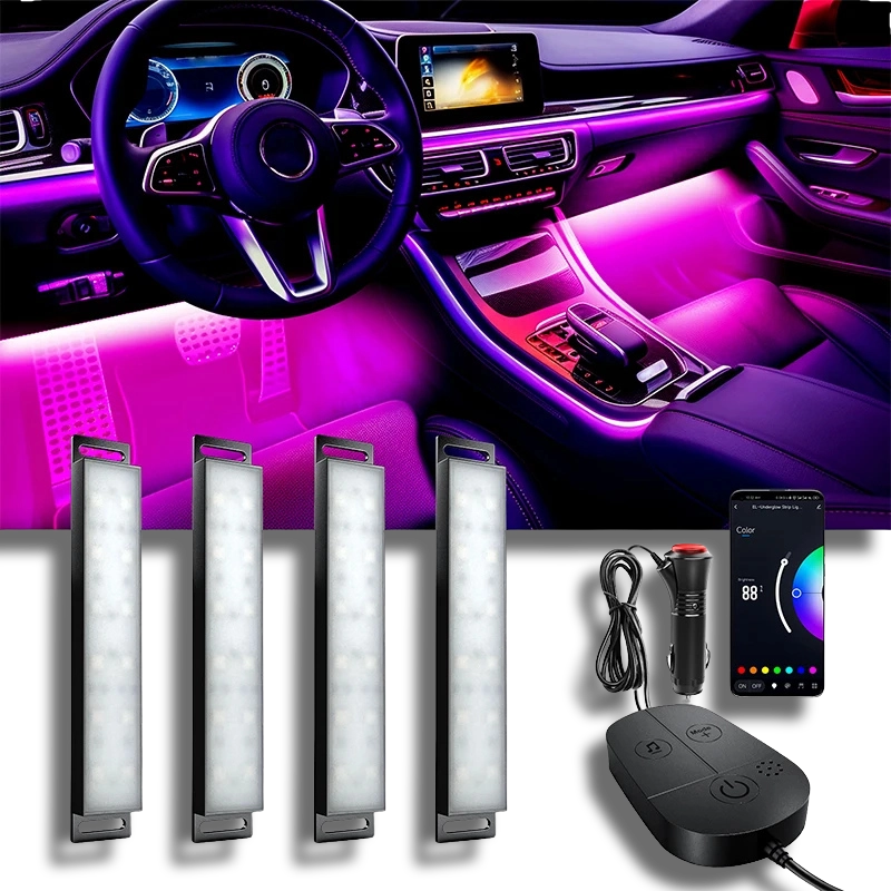 🔥Car Interior Ambient LightNeon LED APP Control  High Quality