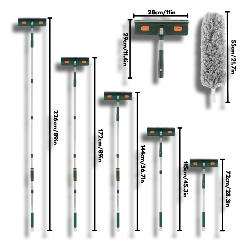 🔥Extendable Scraper Household Window Roof Cleaning