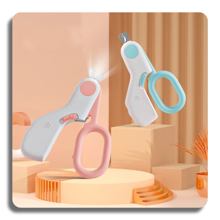 ✔️LED Light Pet Cat Dog Nail Clipper Cutter Professional Safety Lock