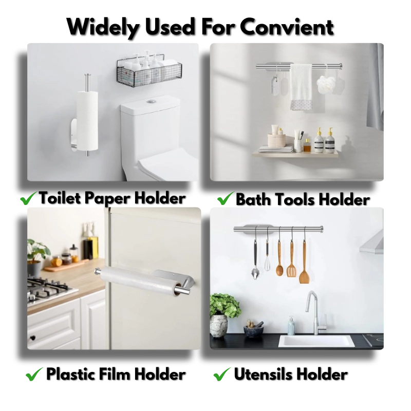 ⭐High Quality⭐ Stainless Steel Paper Towel Holder Hanging Roll Paper Rack