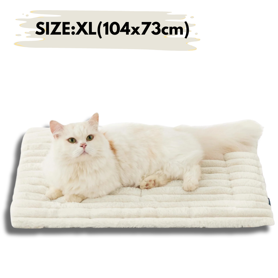Self Warming Cat Mat for Small Cat Self Heating Dog Crate Pad Thermal Extra Warm Puppy Mat Indoor Outdoor Non-Slip