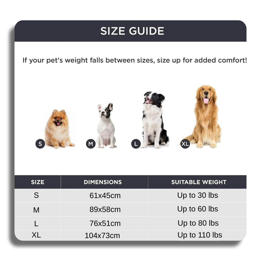 Self-Warming Cat & Dog Mat: Thermal Pet Bed Pad for Indoor/Outdoor Non-Slip & Extra Warm