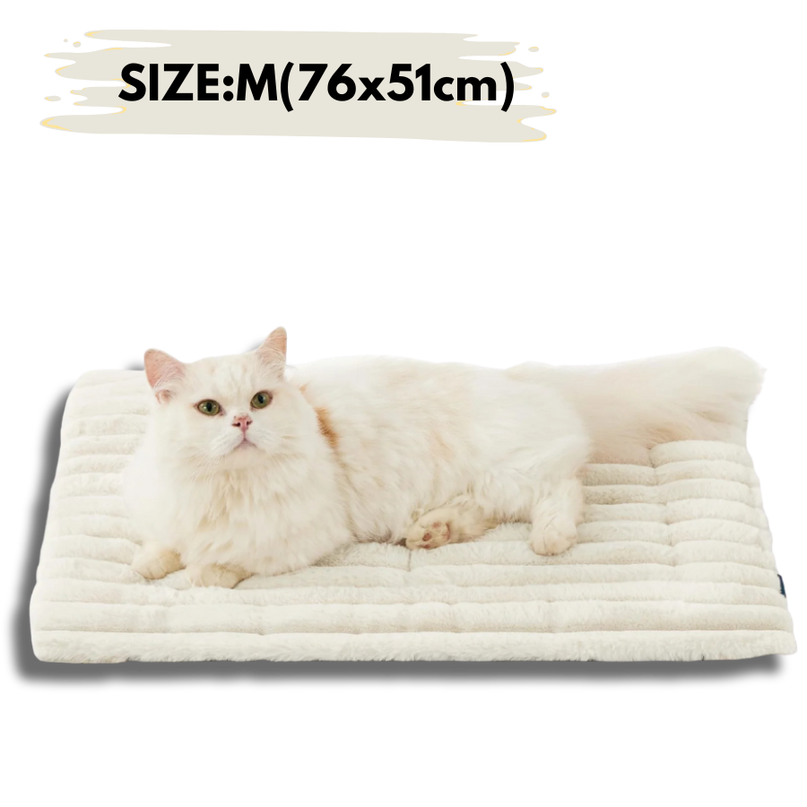 Self Warming Cat Mat for Small Cat Self Heating Dog Crate Pad Thermal Extra Warm Puppy Mat Indoor Outdoor Non-Slip