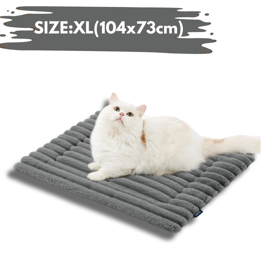 Self Warming Cat Mat for Small Cat Self Heating Dog Crate Pad Thermal Extra Warm Puppy Mat Indoor Outdoor Non-Slip