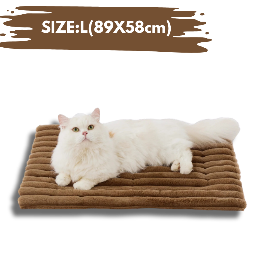Self Warming Cat Mat for Small Cat Self Heating Dog Crate Pad Thermal Extra Warm Puppy Mat Indoor Outdoor Non-Slip