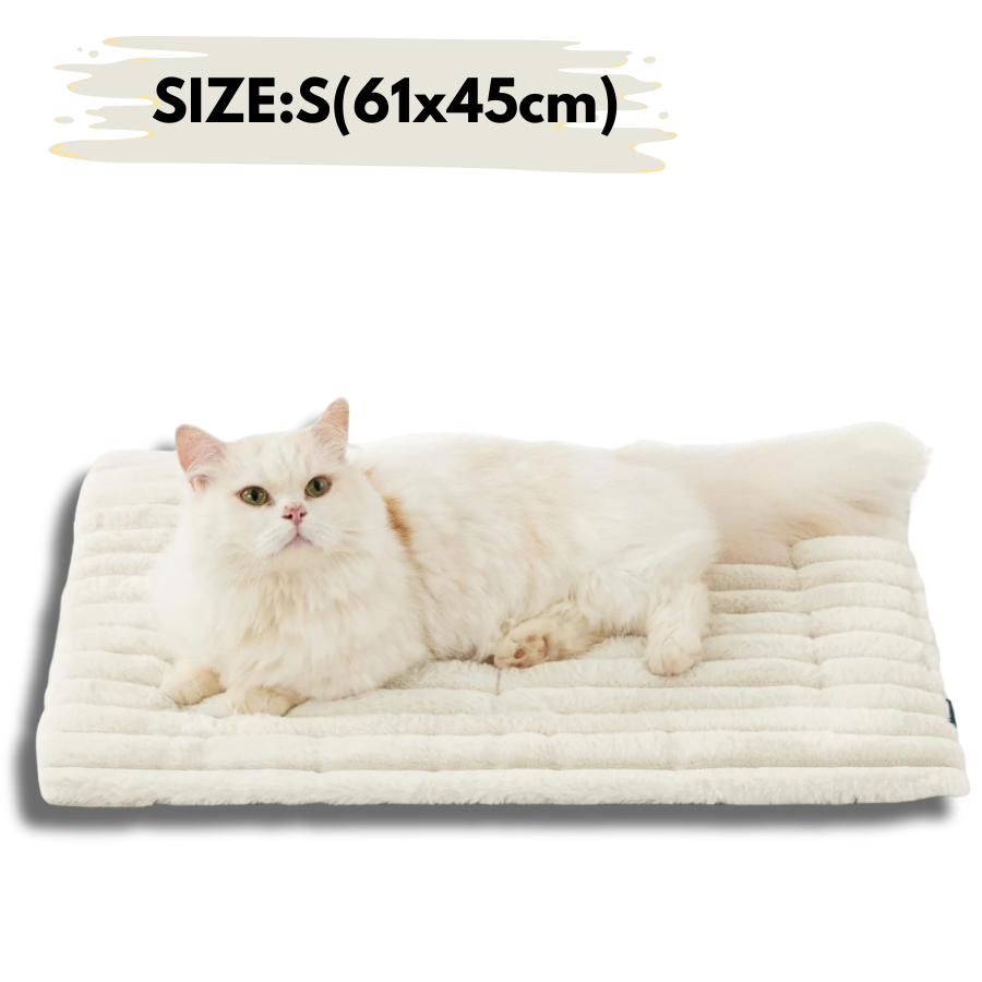 Self Warming Cat Mat for Small Cat Self Heating Dog Crate Pad Thermal Extra Warm Puppy Mat Indoor Outdoor Non-Slip