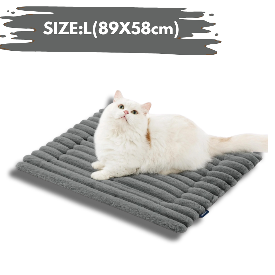 Self Warming Cat Mat for Small Cat Self Heating Dog Crate Pad Thermal Extra Warm Puppy Mat Indoor Outdoor Non-Slip