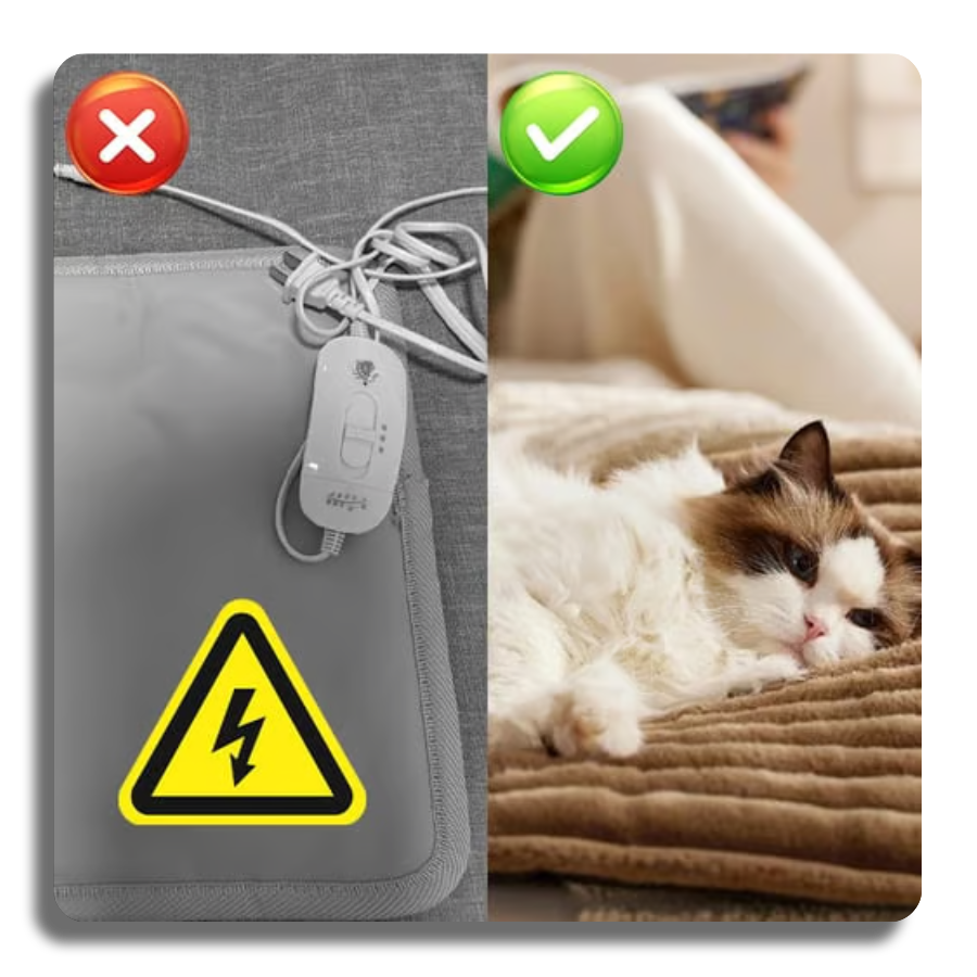 Self Warming Cat Mat for Small Cat Self Heating Dog Crate Pad Thermal Extra Warm Puppy Mat Indoor Outdoor Non-Slip