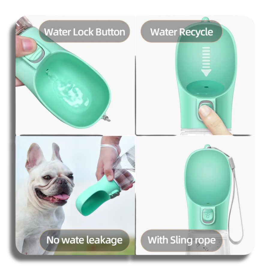 ✔️Portable Dog Cat Water Bottle  Small Large Bowl Outdoor Walking Travel