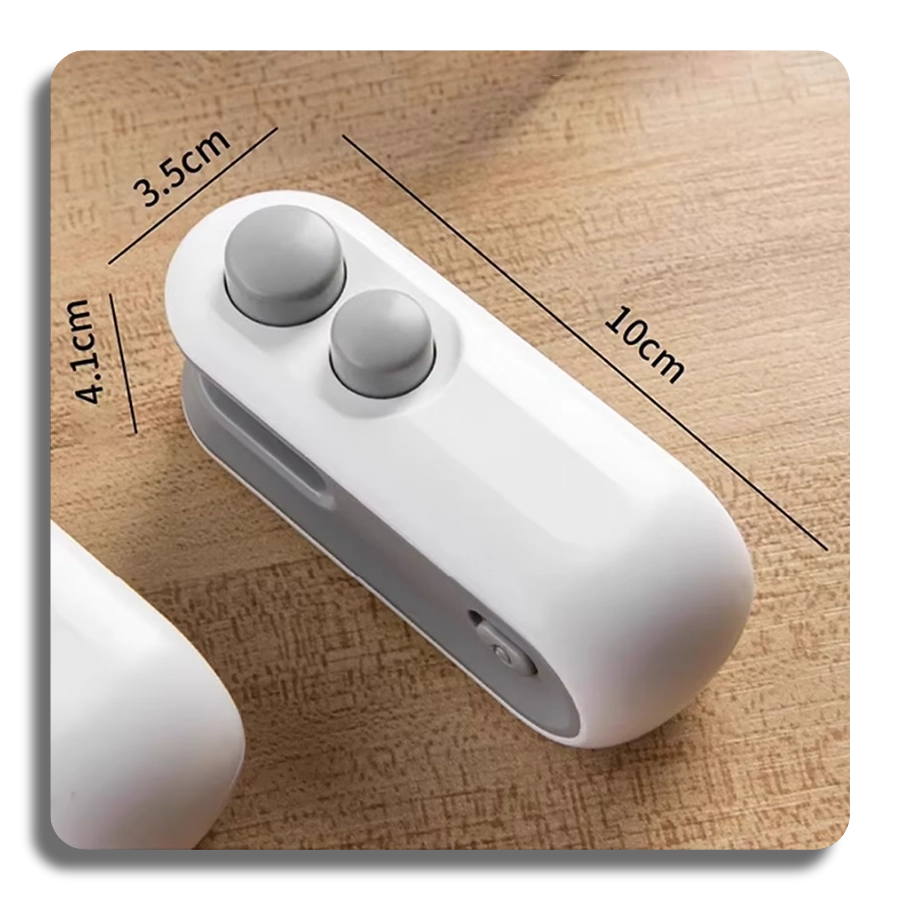 ✨Magical✨ 2 in 1Cutter Mini Handheld Bag Sealer Heat Vacuum Food Storage Snacks Freshness