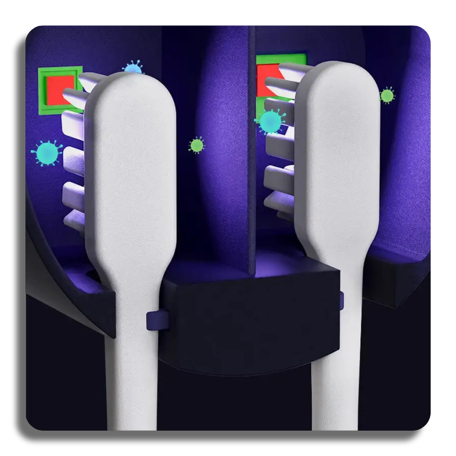 🔥Smart Self-Activating Uv 2 Toothbrush Sanitizer Holder