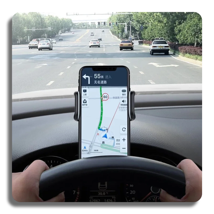 ✨Car Phone Holder  360° Rotatable Auto Grip Mount Dashboard Stand for Mobile Phone Fixed Bracket