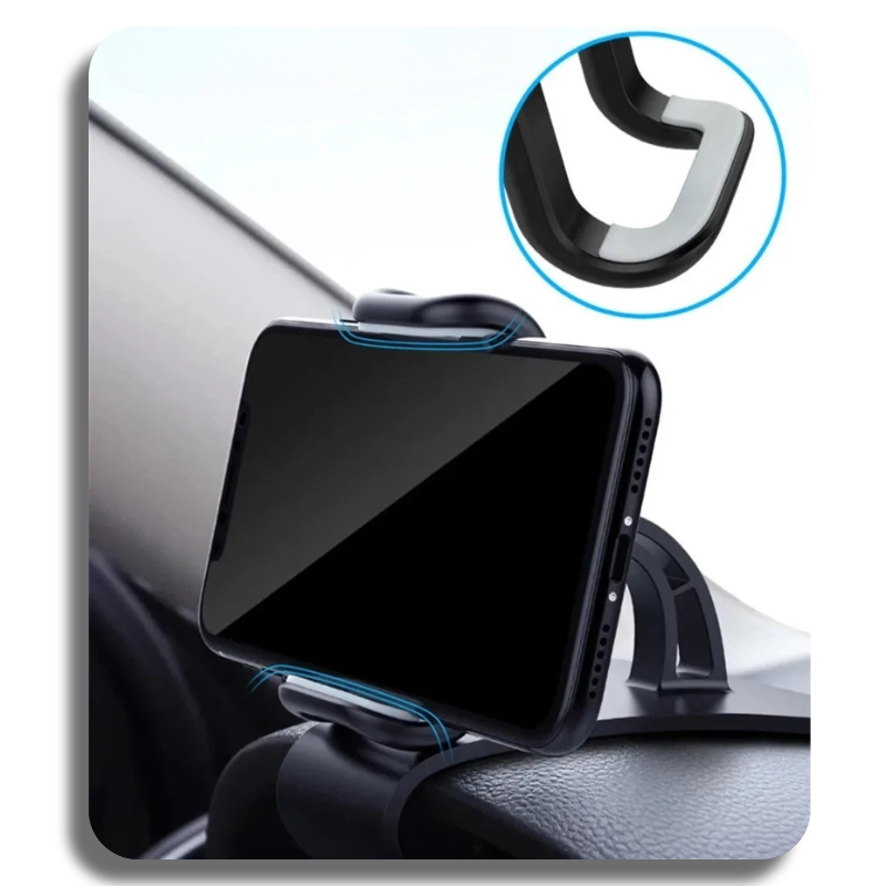 ✨Car Phone Holder  360° Rotatable Auto Grip Mount Dashboard Stand for Mobile Phone Fixed Bracket