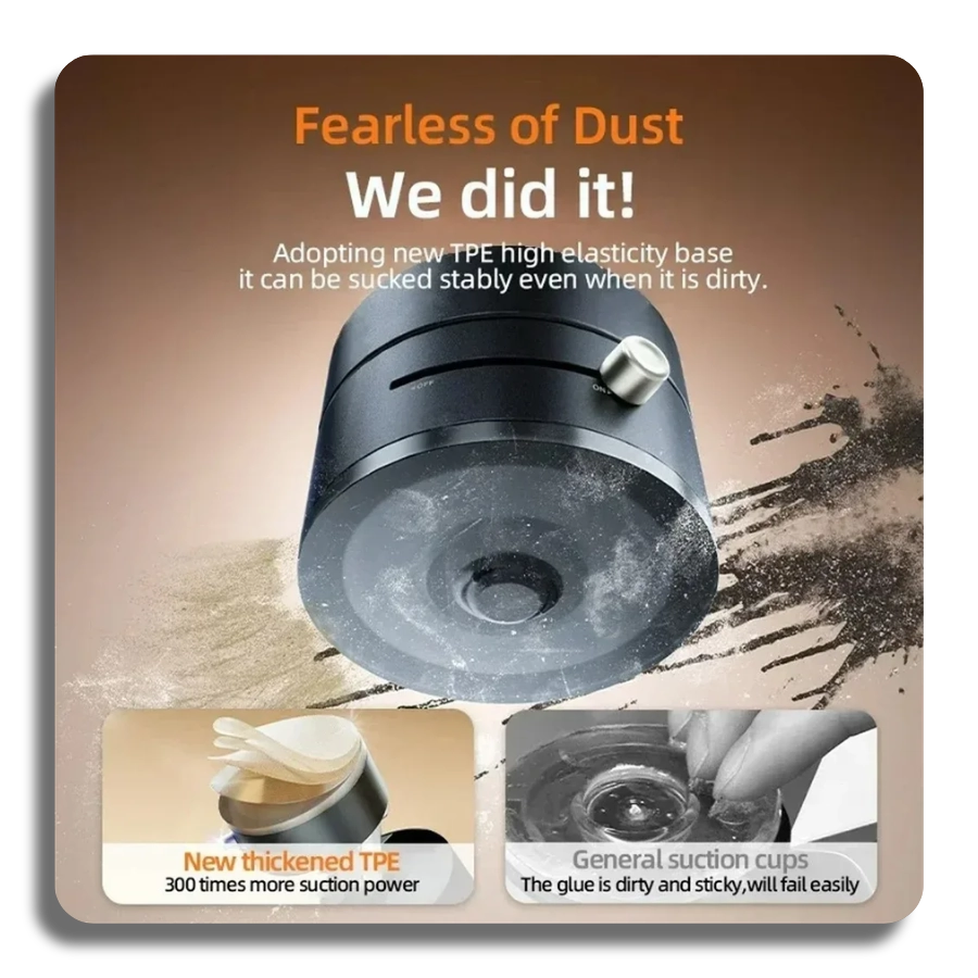 🔥Ultra Magnetic Phone Holder Foldable 360 Degree Rotation Vacuum Suction Cup Stand