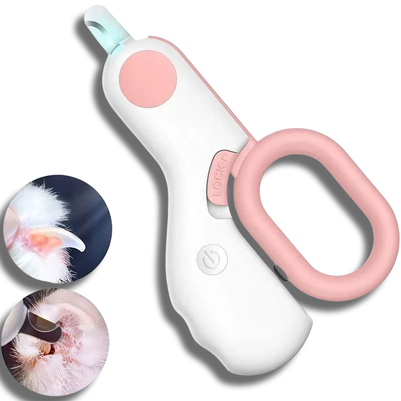 ✔️LED Light Pet Cat Dog Nail Clipper Cutter Professional Safety Lock
