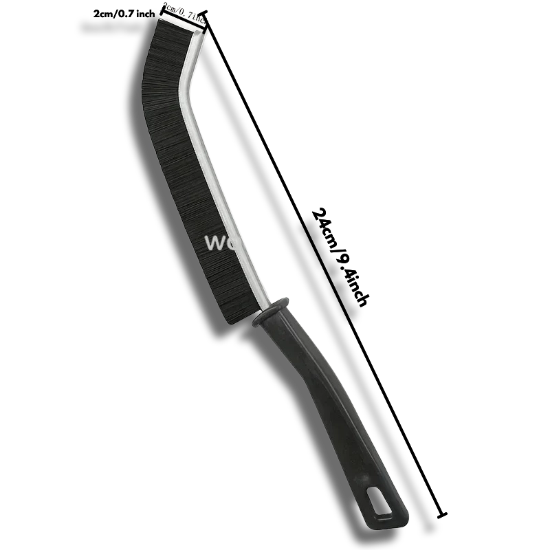 ✨Window Tile Gap Brush Shelf Door Thin Slim Toilet Cleaning Brush Kitchen Bathroom