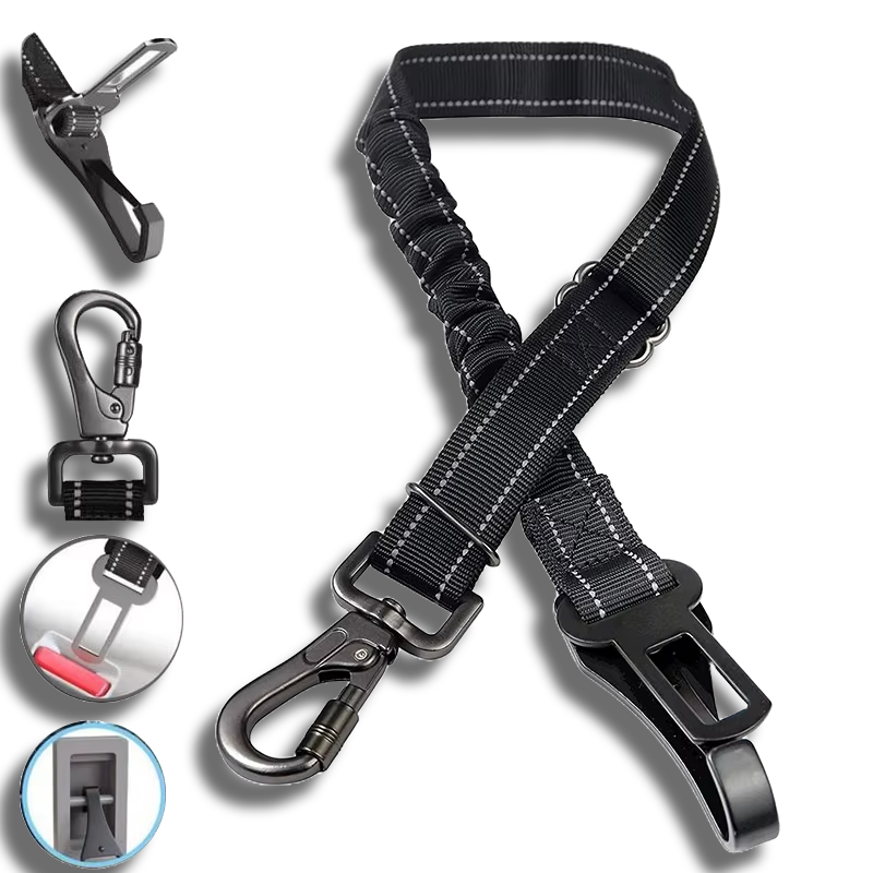 ✨Adjustable Pet Dog Car Seat Belt Safety  Reflective Nylon Rope