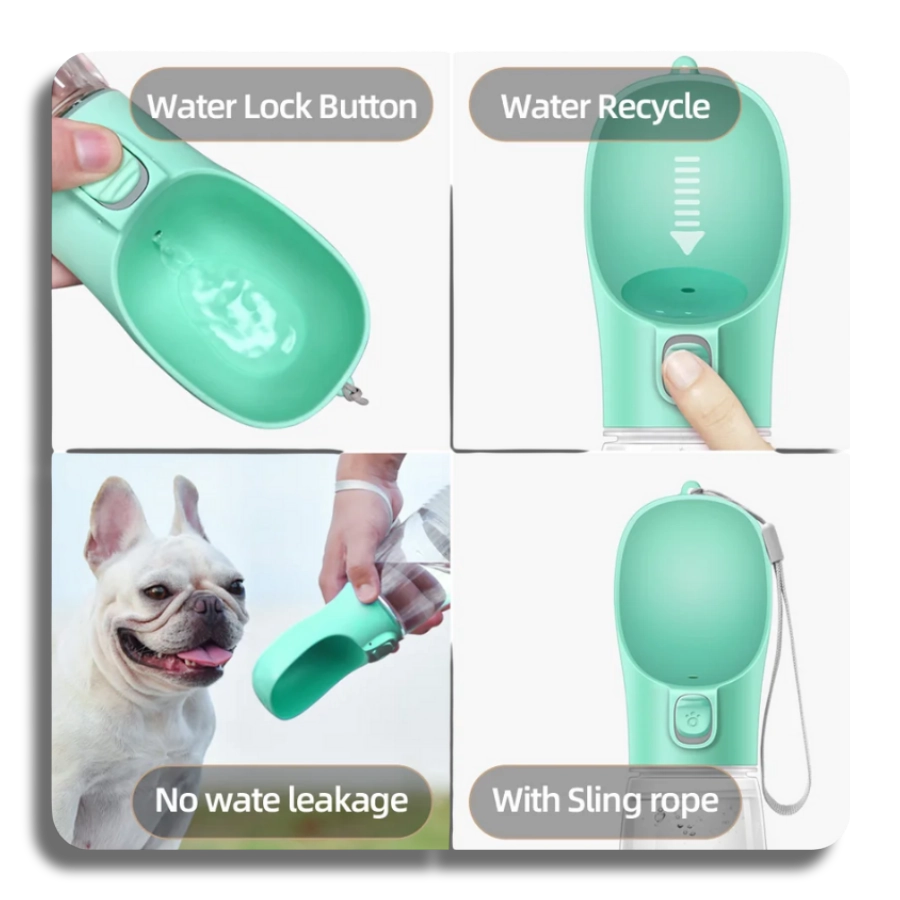 ✔️Portable Dog Cat Water Bottle  Small Large Bowl Outdoor Walking Travel