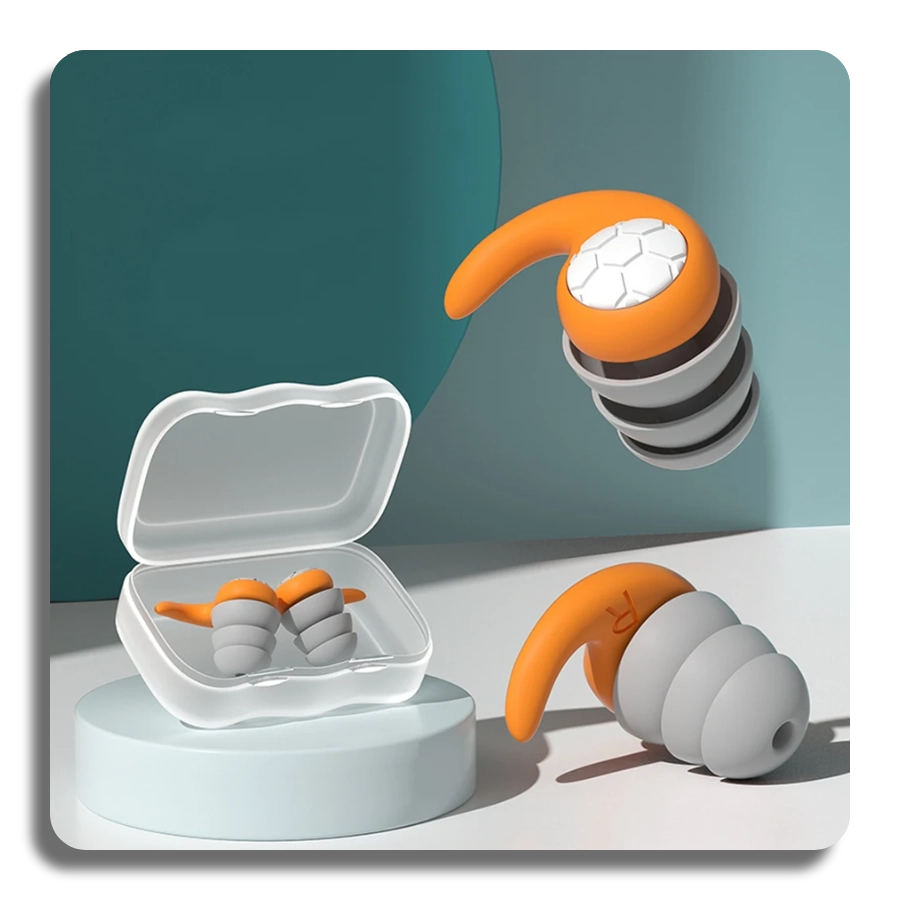 ✔️Soft Nano Silica Gel Earplugs Sleeping Ear Protector  Waterproof Swimming Diving