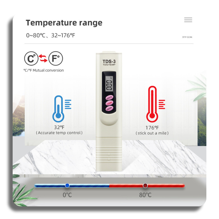 ✔️Water Quality Test TDS  PH Meter  High Precision Pen Multy-use