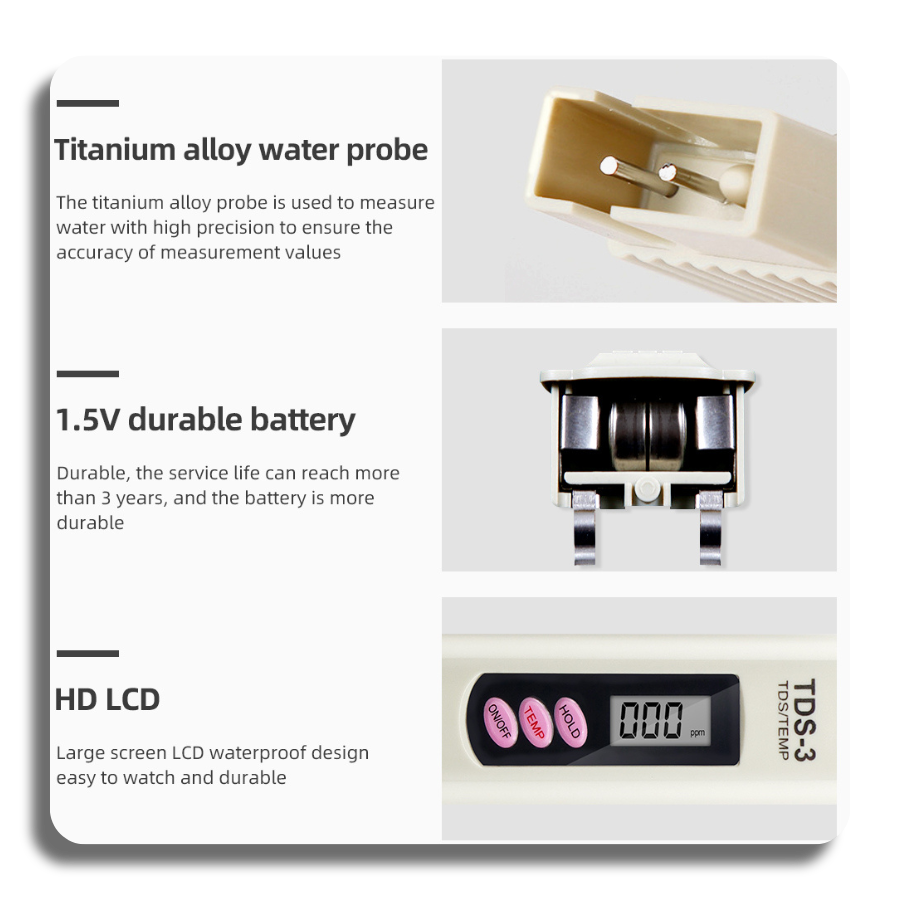 ✔️Water Quality Test TDS  PH Meter  High Precision Pen Multy-use