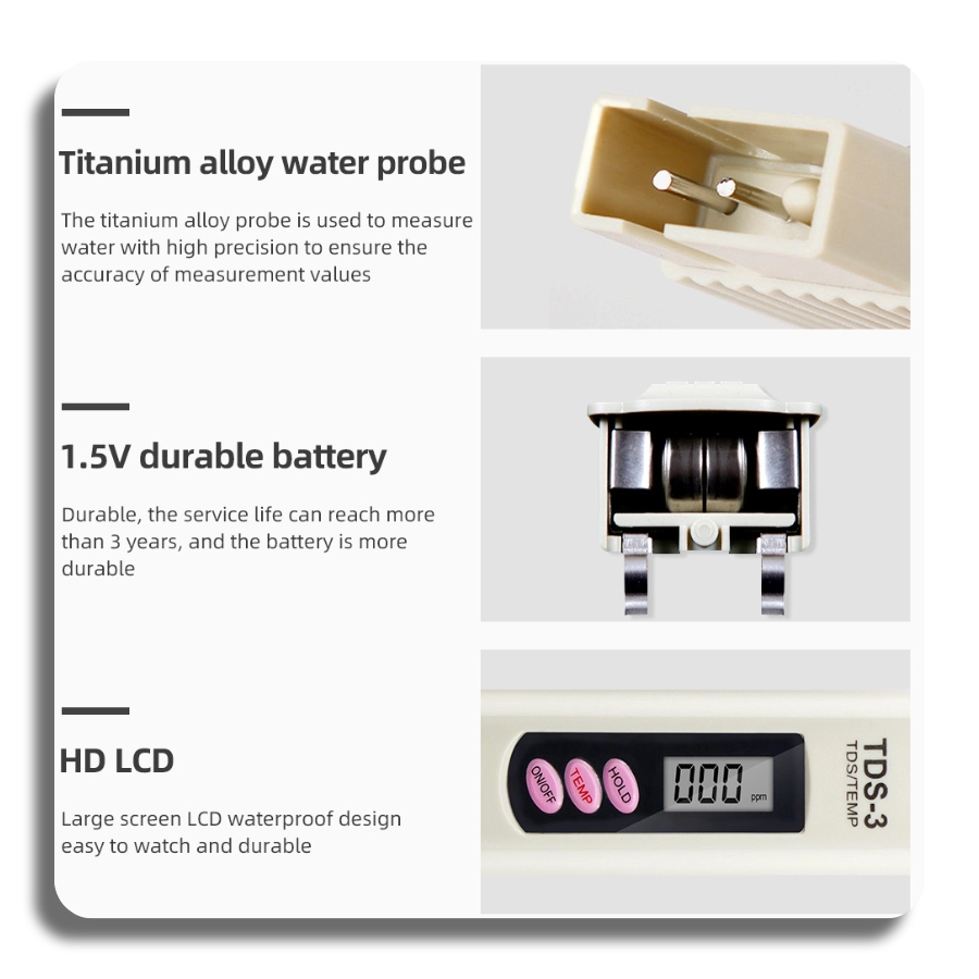 ✔️Water Quality Test TDS  PH Meter  High Precision Pen Multy-use